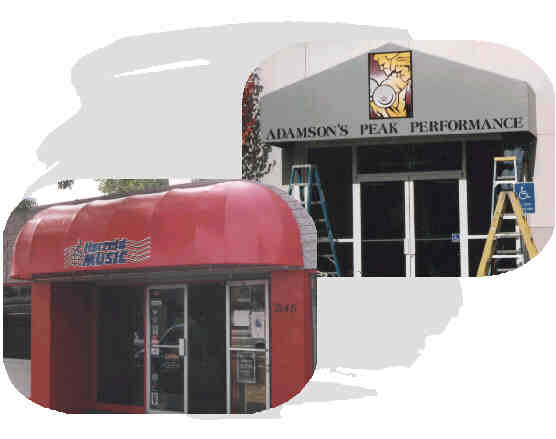 retractables,awnings for business,commercial awning