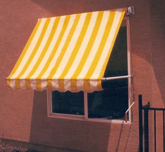 Window Awnings  retractable shade