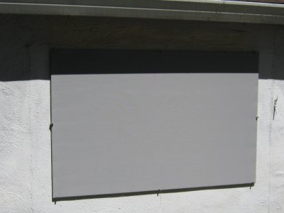 Gray 90% shade window insert