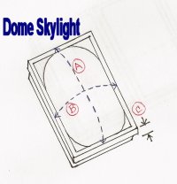 Exterior custom skylight cover dome Skylight-sun-block