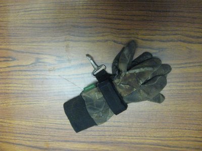 glove clip fire fighter equipment